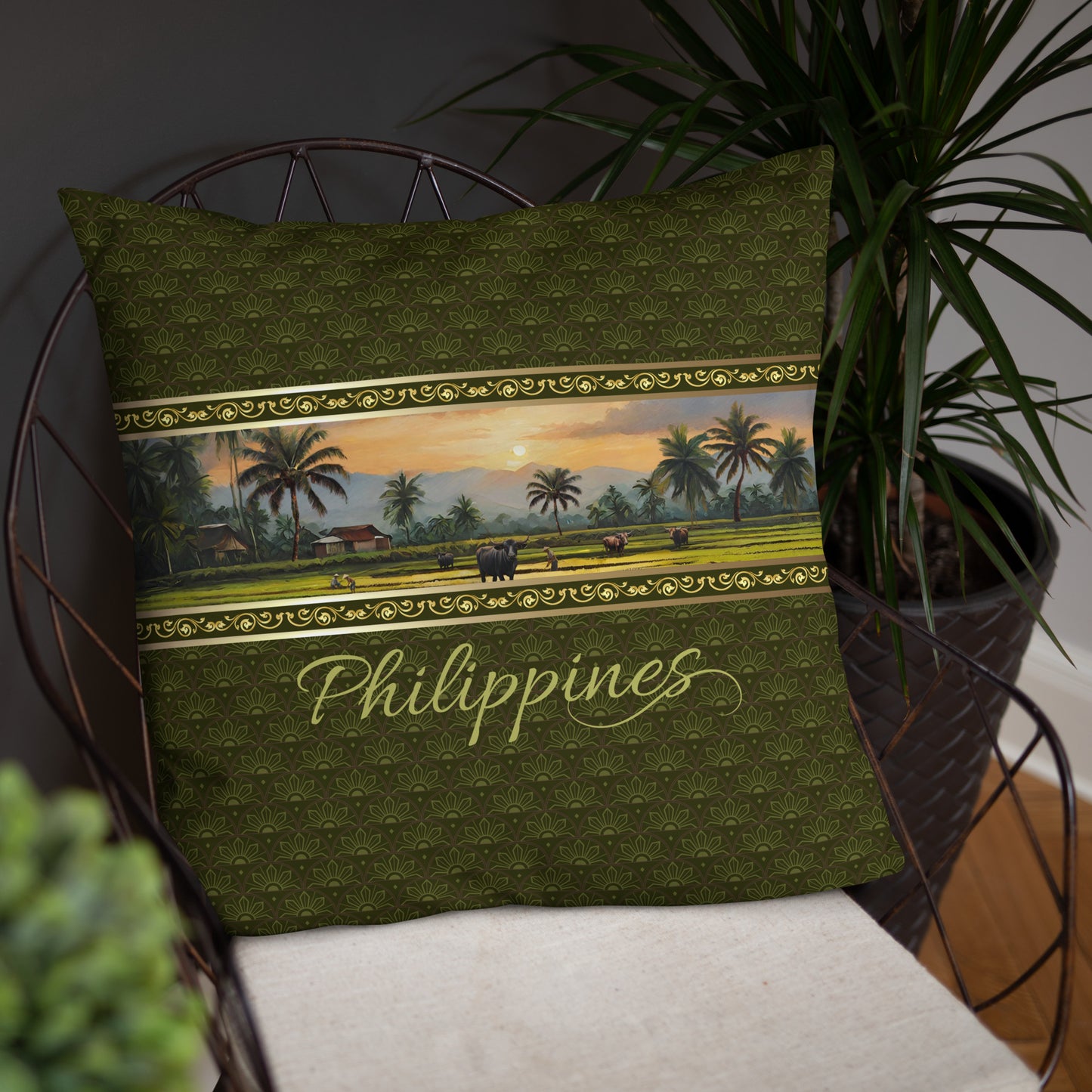 Philippines Travel Gift #3 | Philippines Vacation Gift | Philippines Travel Souvenir | Philippines Vacation Memento | Philippines Home Décor | Keepsake Souvenir Gift | Travel Vacation Gift | World Travel Gift Pillow