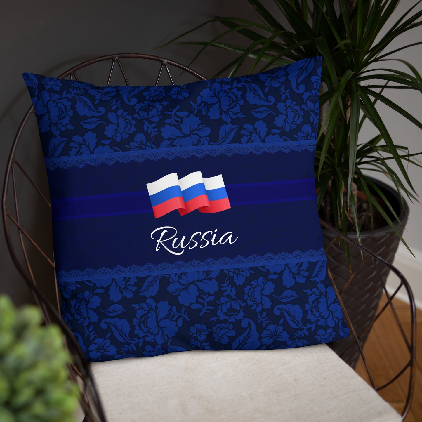 Russia Travel Gift #1 | Russia Vacation Gift | Russia Travel Souvenir | Russia Vacation Memento | Russia Home Décor | Keepsake Souvenir Gift | Travel Vacation Gift | World Travel Gift Pillow