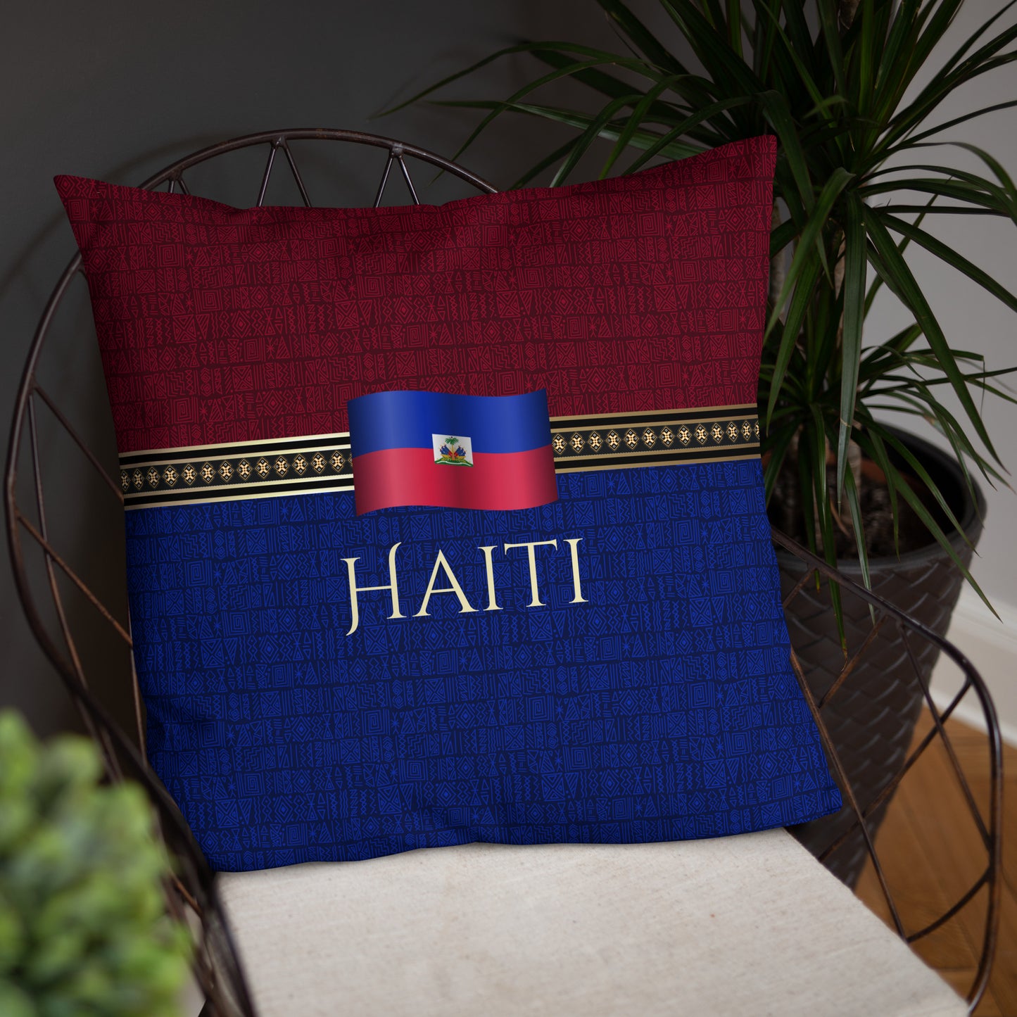 Haiti Travel Gift | Haiti Vacation Gift | Haiti Travel Souvenir | Haiti Vacation Memento | Haiti Home Décor | Keepsake Souvenir Gift | Travel Vacation Gift | World Travel Gift Pillow