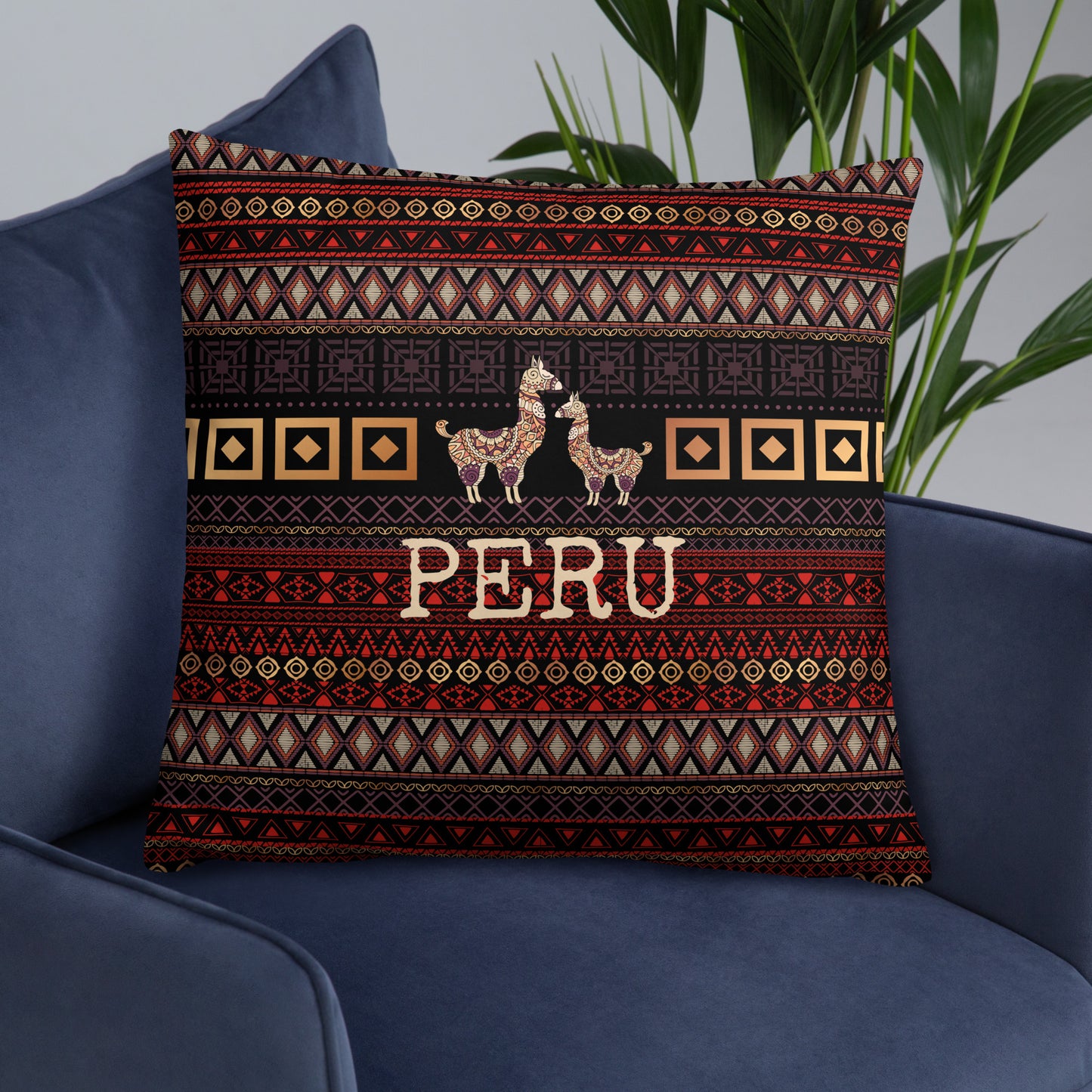 Peru Travel Gift #2 | Peru Vacation Gift | Peru Travel Souvenir | Peru Vacation Memento | Peru Home Décor | Keepsake Souvenir Gift | Travel Vacation Gift | World Travel Gift Pillow