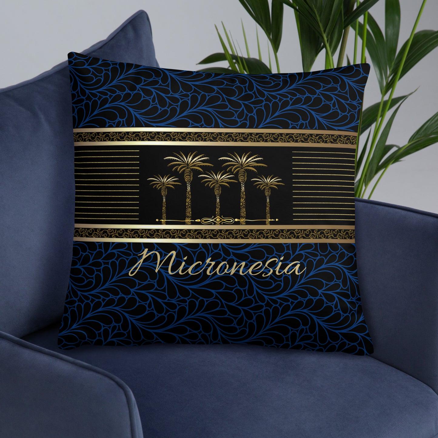 Micronesia Travel Gift | Micronesia Vacation Gift | Micronesia Travel Souvenir | Micronesia Vacation Memento | Micronesia Home Décor | Keepsake Souvenir Gift | Travel Vacation Gift | World Travel Gift Pillow