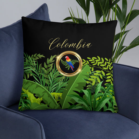 Colombia Travel Gift | Colombia Vacation Gift | Colombia Travel Souvenir | Colombia Vacation Memento | Colombia Home Décor | Keepsake Souvenir Gift | Travel Vacation Gift | World Travel Gift Pillow