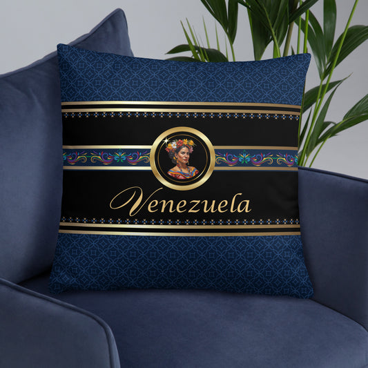 Venezuela Travel Gift | Venezuela Vacation Gift | Venezuela Travel Souvenir | Venezuela Vacation Memento | Venezuela Home Décor | Keepsake Souvenir Gift | Travel Vacation Gift | World Travel Gift Pillow