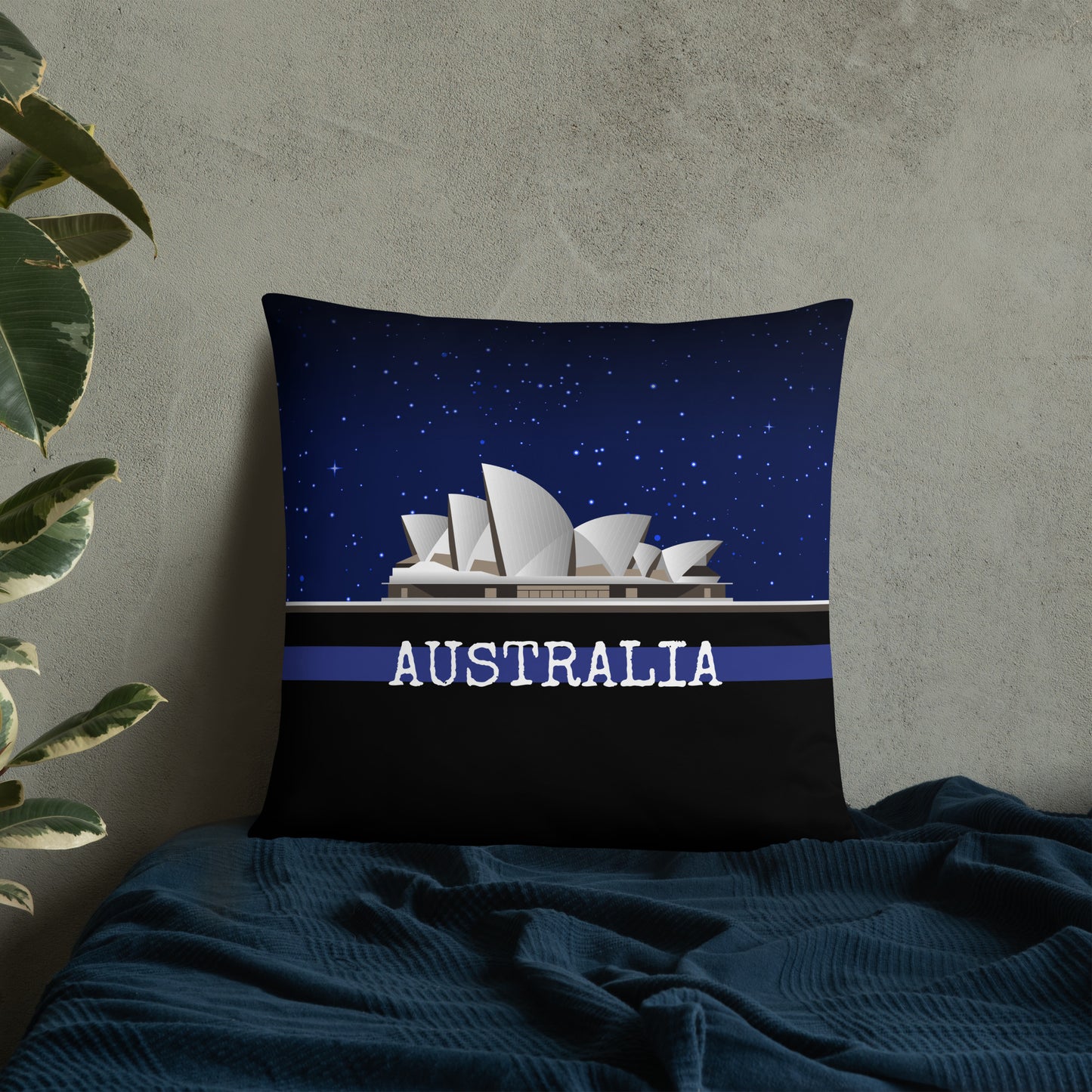 Australia Travel Gift #1 | Australia Vacation Gift | Australia Travel Souvenir | Australia Vacation Memento | Australia Home Décor | Keepsake Souvenir Gift | Travel Vacation Gift | World Travel Gift Pillow