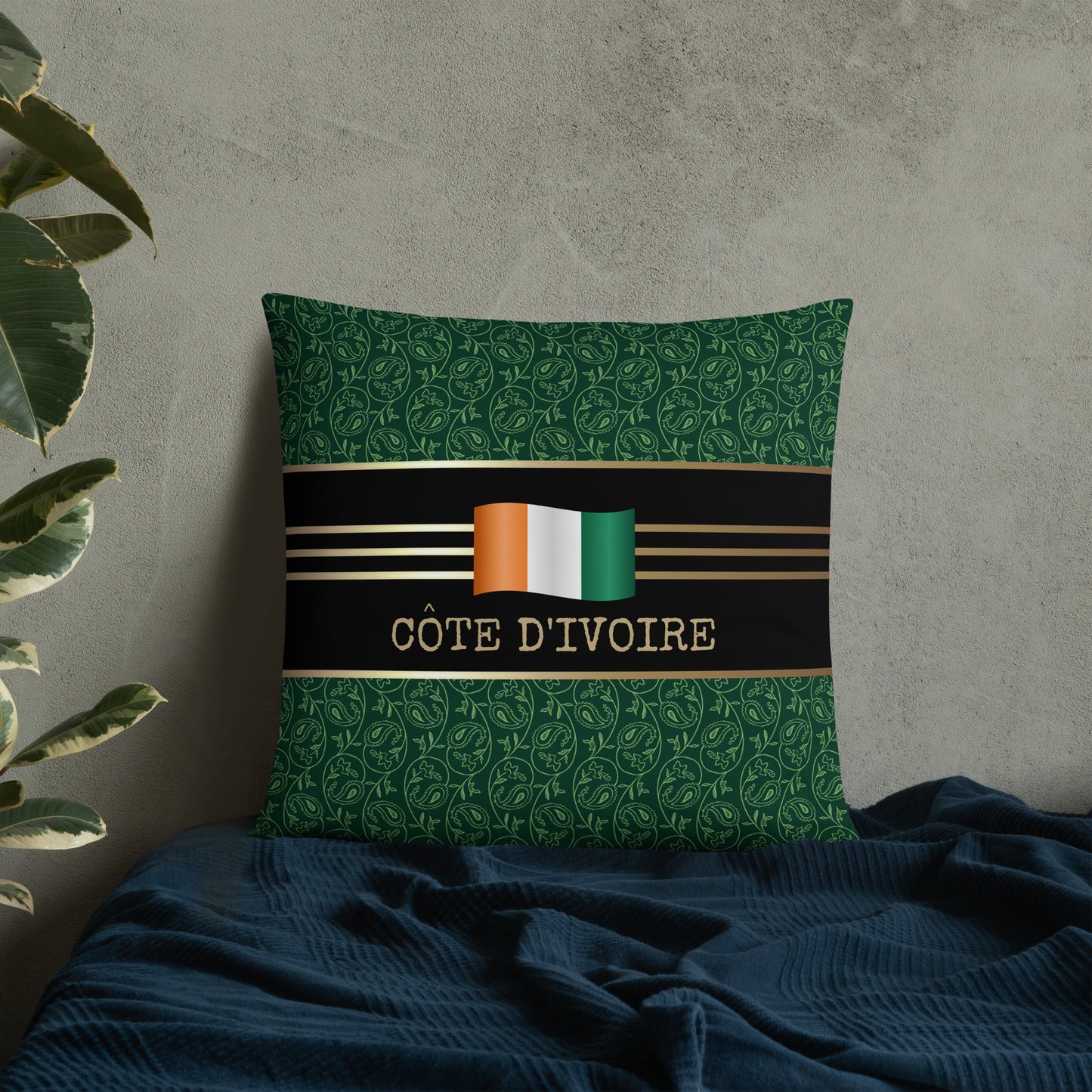 Cote d’Ivoire Travel Gift | Cote d’Ivoire Vacation Gift | Cote d’Ivoire Travel Souvenir | Cote d’Ivoire Vacation Memento | Cote d’Ivoire Home Décor | Keepsake Souvenir Gift | Travel Vacation Gift | World Travel Gift Pillow