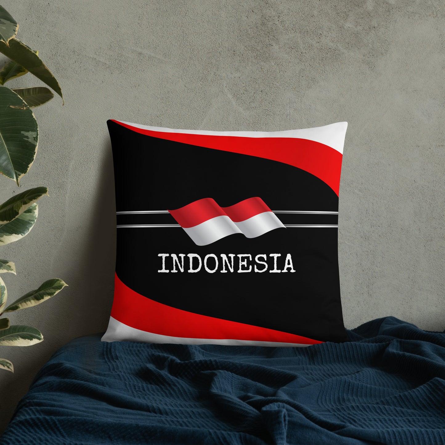 Indonesia Travel Gift | Indonesia Vacation Gift | Indonesia Travel Souvenir | Indonesia Vacation Memento | Indonesia Home Décor | Keepsake Souvenir Gift | Travel Vacation Gift | World Travel Gift Pillow