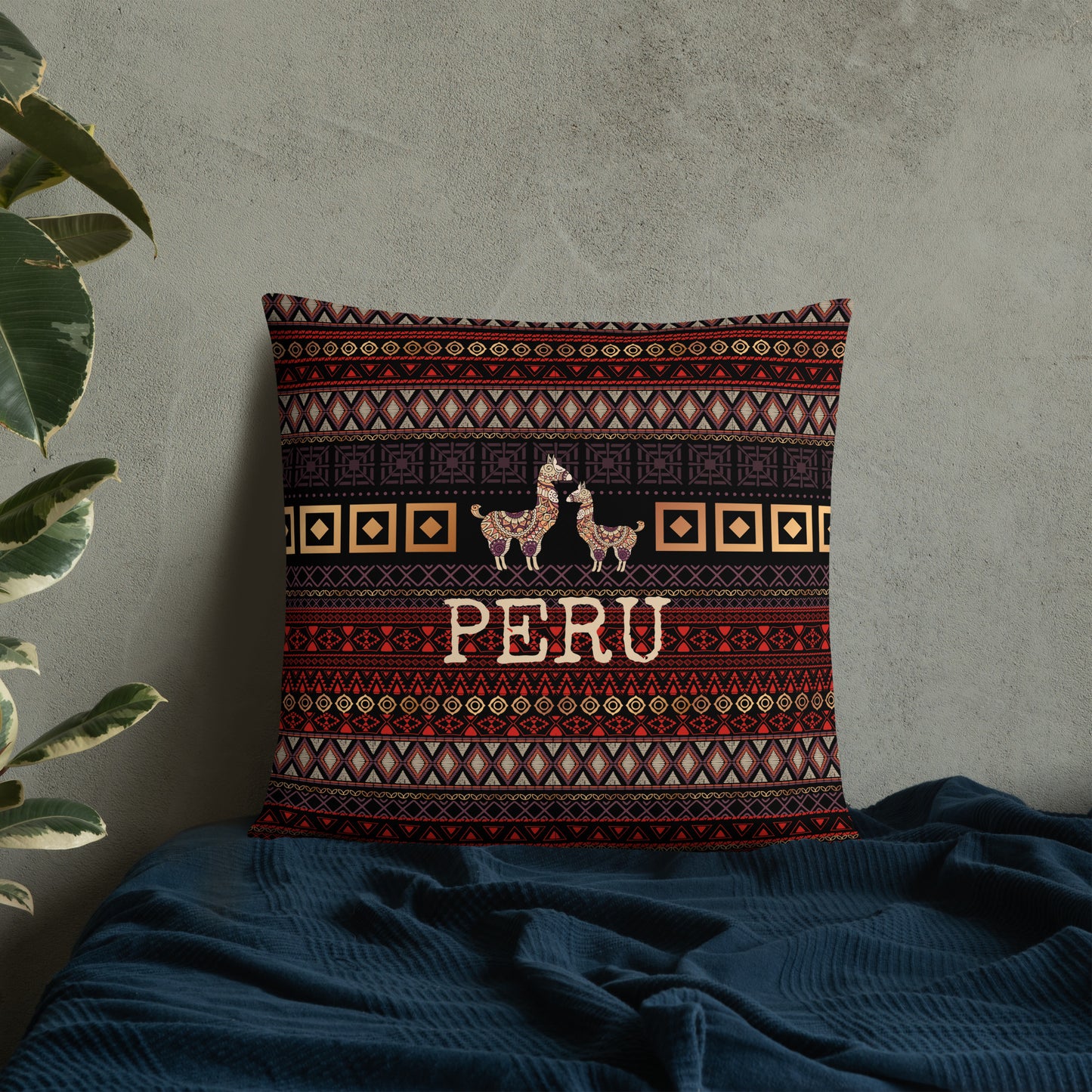 Peru Travel Gift #2 | Peru Vacation Gift | Peru Travel Souvenir | Peru Vacation Memento | Peru Home Décor | Keepsake Souvenir Gift | Travel Vacation Gift | World Travel Gift Pillow