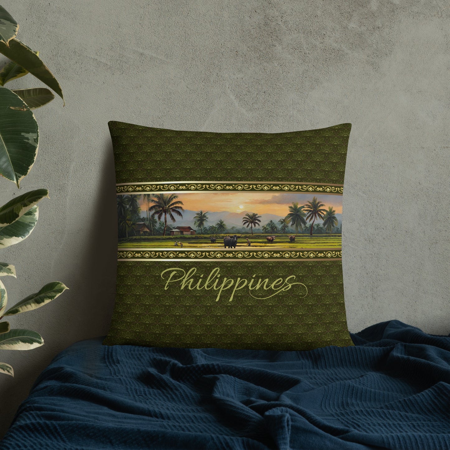 Philippines Travel Gift #3 | Philippines Vacation Gift | Philippines Travel Souvenir | Philippines Vacation Memento | Philippines Home Décor | Keepsake Souvenir Gift | Travel Vacation Gift | World Travel Gift Pillow