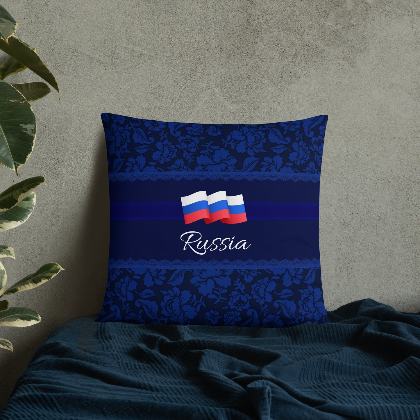 Russia Travel Gift #1 | Russia Vacation Gift | Russia Travel Souvenir | Russia Vacation Memento | Russia Home Décor | Keepsake Souvenir Gift | Travel Vacation Gift | World Travel Gift Pillow