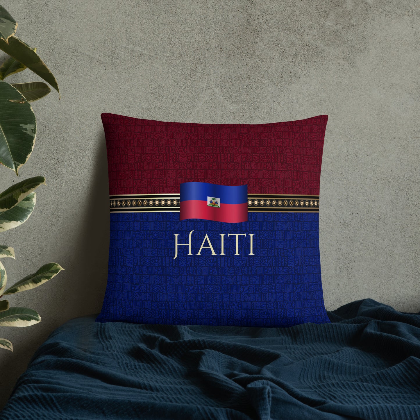 Haiti Travel Gift | Haiti Vacation Gift | Haiti Travel Souvenir | Haiti Vacation Memento | Haiti Home Décor | Keepsake Souvenir Gift | Travel Vacation Gift | World Travel Gift Pillow